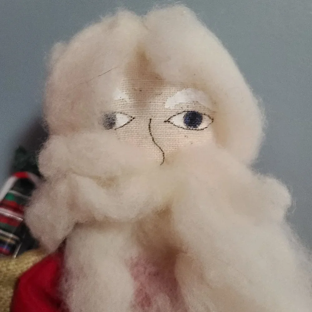 Vintage Handmade Santa Christmas doll 1990 18 Inch - Picture 2 of 7
